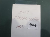 2007 Fleers Ultra baseball cards, approx 225 cards