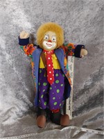 Clown Doll Purple Polka dot Pants