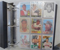 Folder of Cleveland Indians, approx 300 cards