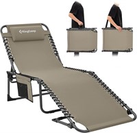 KingCamp Folding Chaise Lounge Chair