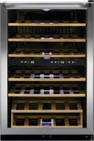 SHIP N/A:Frigidaire 45 Bottle Two-Zone Wine Cooler