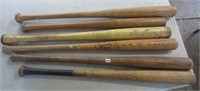 6 wood baseball bats