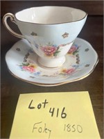 Tea Cup Saucer Set FOLEY 1850
