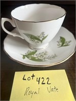 Tea Cup Saucer Set ROYAL VATE