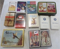 Various decks of cards