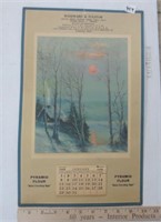 Woodward & Fulstow, Norwalk, Ohio 1928 calendar