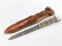 WW2 SPEAR POINT KNIFE W/ SHEATH