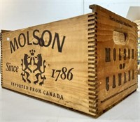 MOLSON WOODEN CRATE