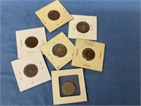 7 Shield Nickels