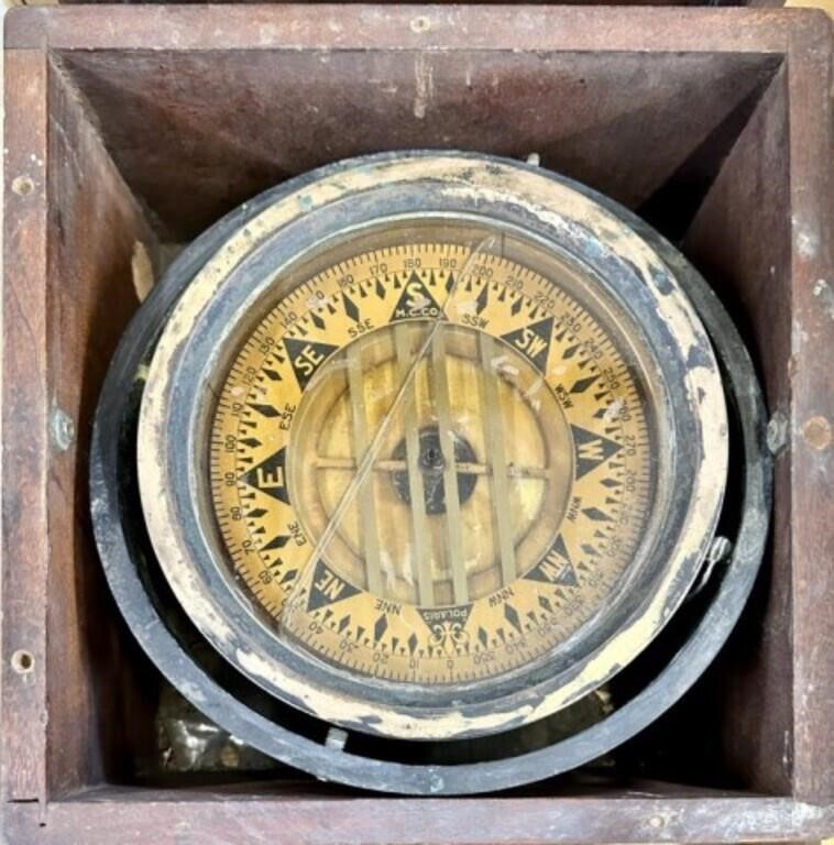M.C. AND CO. SHIP'S COMPASS
