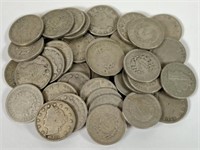 COLLECTION OF U.S. LIBERTY V-NICKELS