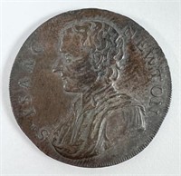 1793 GREAT BRITAIN HALF PENNY - ISAAC NEWTON