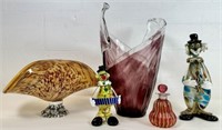 COLLECTION OF MURANO ART GLASS