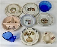 VINTAGE BABY PLATES