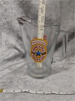 New Castle Brown Ale Glass Pitcher