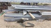 Several Galvanized I Beams, 6’ to 26’