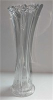 Vintage 12" Clear Glass Vase