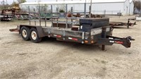 1995 Heavy Duty Trailer, 18’+2’x78”, (2) 8K LB. Ax