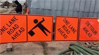 Construction Signs, (5)