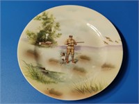 Royal Bayreuth Small Plate w/Hunting Scene