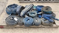 Pallet of trash pump hose, 3” & 4”