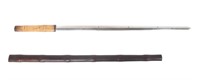 Chinese Long Sword with Bamboo Scabbard