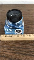 Carson 11.5x stand magnifier w/ focusing lens