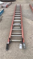 Green Bull Fiberglass Ext. Ladder, 24’