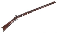 American Silver Inlaid Percussion Half-Stock Rifle