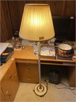 Antique Floor Lamp, 2 Switches, 4 Lights, 62"T