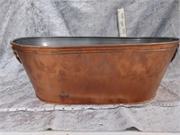 Copper Color Metal Washtub
