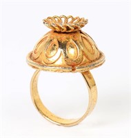 Asante Gold Chief's Ring, 14k gold 13grams