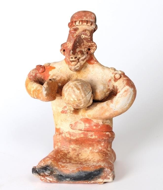 Jalisco Seated Pottery Woman