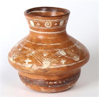 Lovely Ixcuintla Polychrome Nayarit Vase, 1100 -13