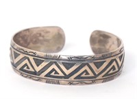 Navajo Silver Bracelet, circa 1960s