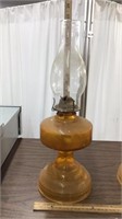 Oil lamp amber