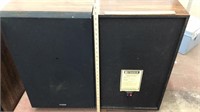 Set of Fisher Speakers Model ST-828