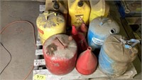 Gas, Diesel, Kerosene Cans & funnels