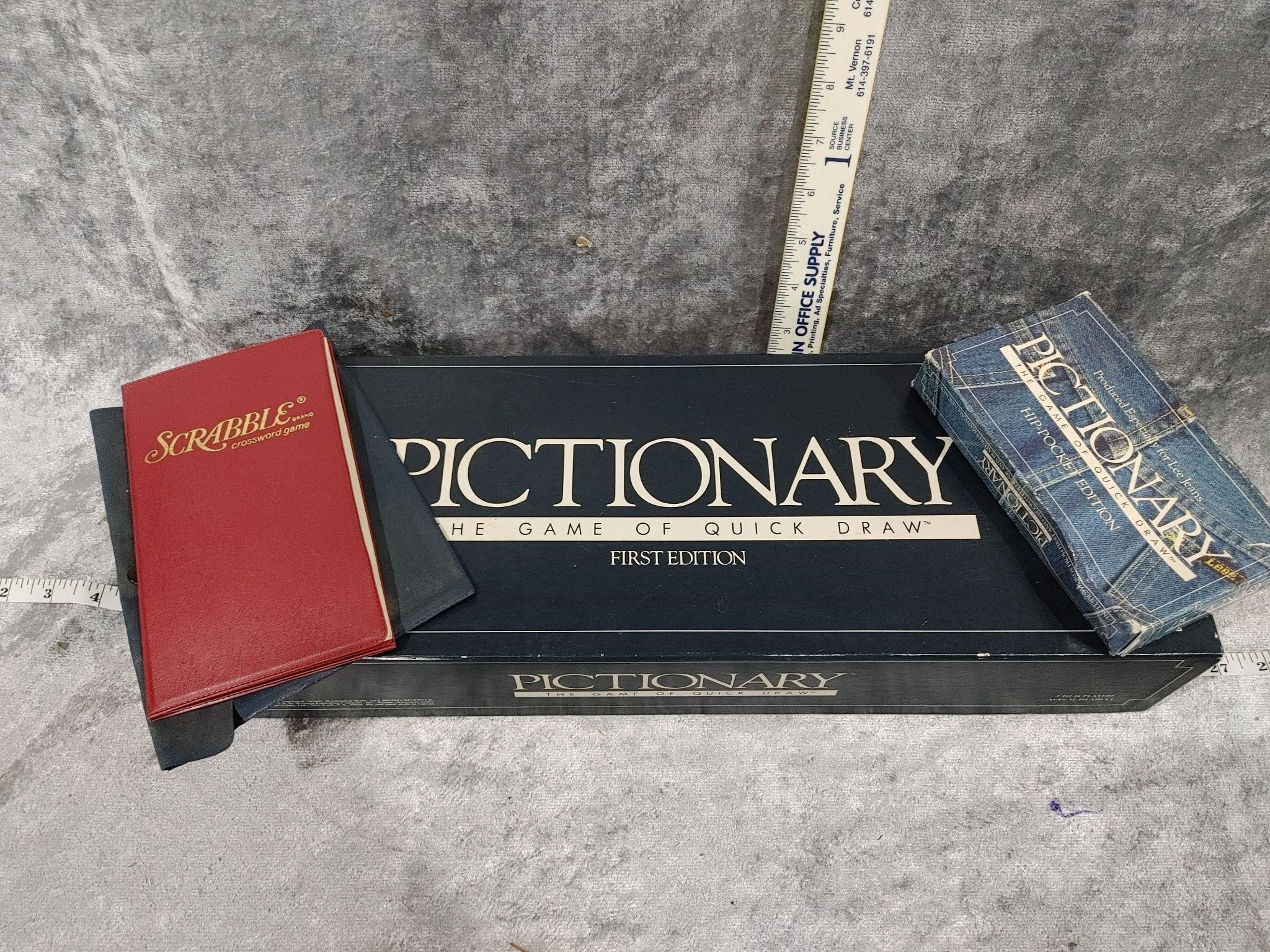 Pictionary & Scrabble Games