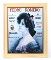 Poster for Aurora Manzanilla (Yuste) Sherry Wine