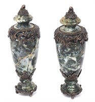 Green Marble Baluster Column