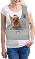 SlowTon Pet Dog Sling Carrier, Hands Free Papoose