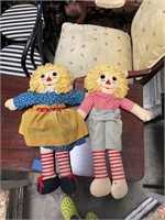 Vintage raggedy Ann and andy