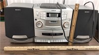Sony mega bass cd/tape/radio player