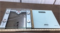 2 scales, precision one & A&D Medical
