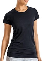 XL - CRZ YOGA Seamless Workout Shirts for Women S