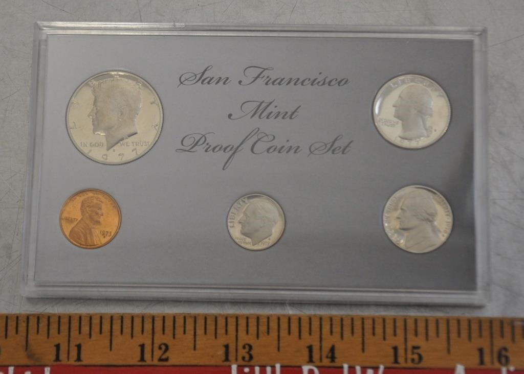 1977 US San Francisco Mint coins proof set