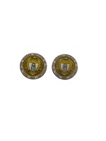 2 Vintage Seal of GA Tech Pins