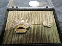 1965 Stanley Preferred Hostess Crown Pin