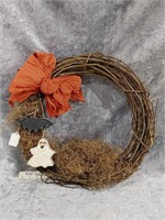 Halloween Grapevine Wreath
